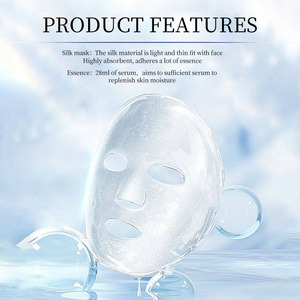 Шелковая увлажняющая маска-салфетка с эффектом увлажнения, питания и выравнивания тона кожи для всех типов кожи, не тестировалась на животных - Product Image 5