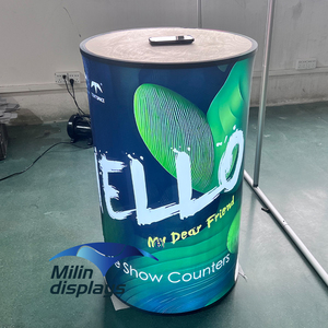 OEM quảng cáo triển lãm bảng với nạp tiền cho điện thoại di động bắt mắt điện thoại di động Pop Up truy cập Backlit triển lãm thương mại Bục Giảng - Product Image 1