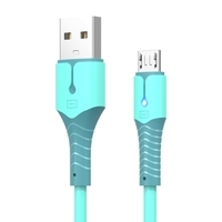 Câble de données micro TPE JOKO 2023 à faible coût, conducteur en cuivre pur, anti-casse SR, charge rapide 3A, personnalisable OEM, utilisation informatique, 1M