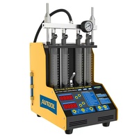 AUTOOL CT150 Limpiador y Probador Universal de Inyectores de Combustible para Autos y Motocicletas, Limpieza Ultrasónica de Boquillas de Inyección de Gasolina, 1 Año de Garantía
