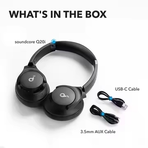 2025 SoundCore bởi Anker q20i lai tiếng ồn chủ động hủy bỏ tai nghe 40h Thời gian chơi không dây BT 5.3 Over-ear Tai nghe - Product Image 4