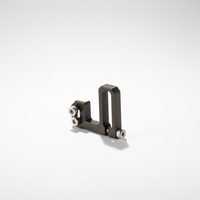 Fixateur de ligne pour cage de caméra d'équipement industriel usiné sur mesure par CNC, options en acier inoxydable/aluminium, procédé de brochage pour câble