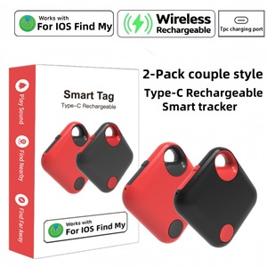Nouveau traceur intelligent certifié MFi, rechargeable par USB-C, anti-perte mondial pour iOS et Android, localisateur d'objets à portée illimitée - Product Image 4