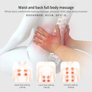 Diseño de patente exclusiva Productos de masaje Cojín de masaje Shiatsu tamaño Cuerpo pequeño que se puede plegar Cojín de masaje de cuerpo completo - Product Image 4