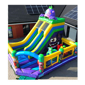 <span class=keywords><strong>LOL</strong></span> Casa de gorila inflable Combo Rosa inflable tobogán seco gorila para fiesta de niñas princesa castillo hinchable inflable - Product Image 3