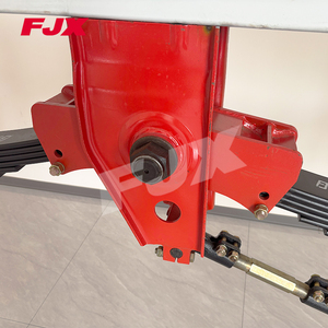 Chine Usine Vente Directe Personnalisable Camion Lourd en Acier Semi <span class=keywords><strong>Remorque</strong></span> <span class=keywords><strong>Suspension</strong></span> Mécanique à Double Essieux <span class=keywords><strong>Suspension</strong></span> Américaine - Product Image 4