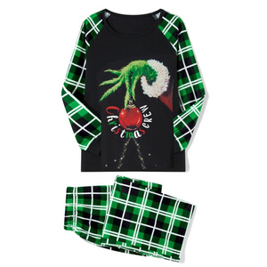 Pijamas Navideños a Juego con Diseño de Árbol de <span class=keywords><strong>Navidad</strong></span> y Papá Noel, Ropa para Perros, Bolsas, Conjuntos Familiares para Padres e Hijos - Product Image 5