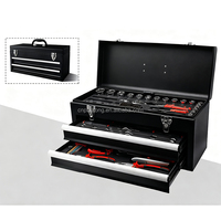 Boîte à outils portable en acier à 5 tiroirs avec plateau de rangement supérieur verrouillable, personnalisable OEM, design moderne pour garage, atelier, maison