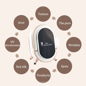 Magic Mirror Max Home Spa <span class=keywords><strong>3D</strong></span> Analizador de piel facial Smart RGB UV PL Hidratante para cara Ojos Labios para uso en salón de belleza en el hogar - Product Image 3