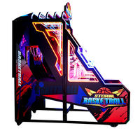 Nouvelle Salle d'Arcade Colorful Park : Liste des Jeux à Monnayeur de Divertissement, Basketball avec Grand Écran et Mouvement de Ballon