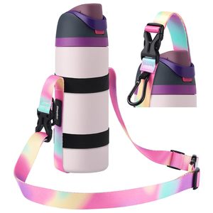 สายคล้องขวดน้ำสำหรับ Owala FreeSip 24 32 40 ออนซ์ Hydro Flask Yeti Flip ขวดน้ำแบบต่างๆ พร้อมคาราไบเนอร์ - Product Image 1