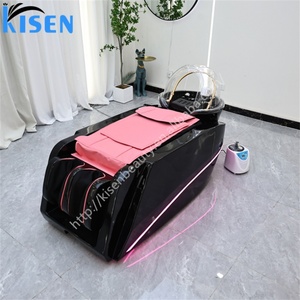 Kisen Meilleures ventes Lit de massage spa automatique intégral de luxe pour lavage capillaire et soin du cuir chevelu, pour salon et usage domestique - Product Image 5