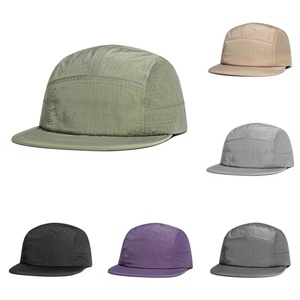 Casquette de baseball 5 panneaux personnalisée en nylon Ripstop souple et léger pour homme et femme, idéale pour le camping et la course en extérieur - Product Image 2