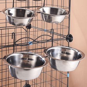 Detachable Stainless Steel Puppy Feeding <strong>Bowl</strong> Eco-Friendly Hanging <strong>Water</strong> <strong>Bowl</strong> <strong>for</strong> <strong>Dogs</strong> and Pets <strong>Crates</strong> - Product Image 2