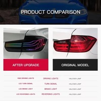 Feux arrière LED pour BMW Série 3 F30 F35 2012-2018, feux arrière RGB, style CSL Laser, DRL, Plug and Play, kit d'éclairage automobile