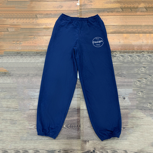 Vente en gros Broderie personnalisée Loose Zip Up Gym Fitness Ensemble sweat à capuche Hommes Bleu 450Gsm 100 coton Survêtements lourds - Product Image 6