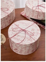 Emballage alimentaire pour Biscuit Bonbons Gâteau En Carton Matériel pour Bougie Cosmétique Boîte Cadeau Ronde