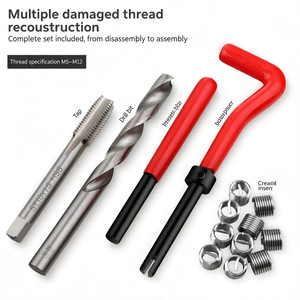 131 Piece Damaged Screw Repair <b>Tool</b> Set Metric Spiral Flute Extractor Industrial Grade Sand Blasted Bolt Screw Remover - Product Image 5