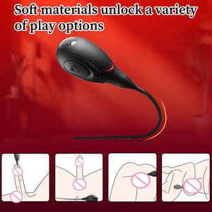 Sonda Uretrale Vibrante per Uomini, Vibratore in Silicone con 10 Modalità di Vibrazione, Plug Penieno, Stimolatore Prostatico, Giocattolo Sessuale Maschile - Product Image 6