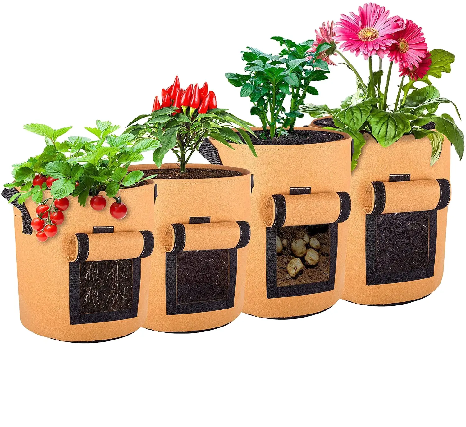 2024 Hot Selling Seedling Bags Plant Grow For Garden Vegetable Growing Bag Plant Grow Bag