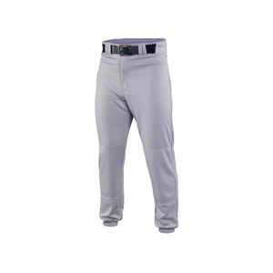 White Pinstripe Baseball Pants with <b>Belt</b> Loops <b>Elastic</b> Hem Custom Team Sportswear Pro Fit Athletic Youth Adult Baseball Bottoms - Product Image 5