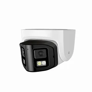 Toàn cảnh 4k 8MP Dome mạng Máy ảnh góc rộng cố định HD ống kính kép 4MP kim loại CCTV IP an ninh với 2 màn hình PoE - Product Image 4