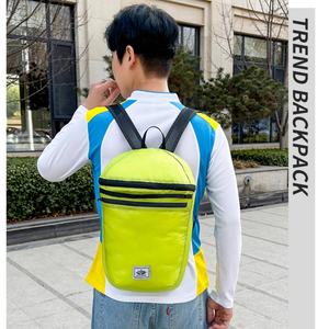 Sac à dos pliable léger personnalisé avec logo, fermeture éclair, tendance, imperméable, antivol, en polyester - Product Image 5