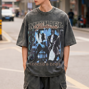 Custom Design Logo <b>Men's</b> T-<b>Shirt</b> 100% Cotton Heavyweight Oversized Tees 8010 High Quality Acid Wash Graphic Streetwear T <b>Shirt</b> - Product Image 2