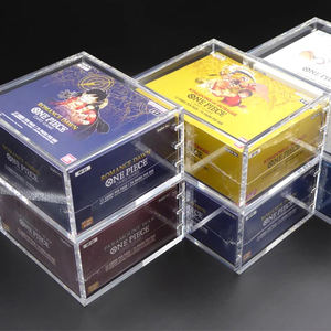 TCG Acryl Englisch OP01 - OP07 Einteilige Booster Box Protector Vitrine für Acryl New One Piece Cards Game Englisch - Product Image 3