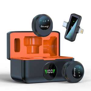 Micrófono Lavalier Inalámbrico Dinámico 2 en 1 SX30 con Cancelación de Ruido Tipo C para Entrevistas en Sitio y Grabación de Vlogs - Product Image 4