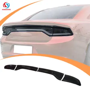 Honghang Manufacture Auto Zubehör Glanz Schwarz Rücklicht abdeckung für Dodge Charger Rücklicht Zubehör 2015 Kunststoff 2kg