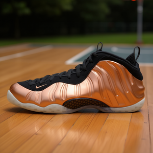 Chaussures de basket-ball <span class=keywords><strong>Nike</strong></span> <span class=keywords><strong>Air</strong></span> Foamposite <span class=keywords><strong>One</strong></span> Metallic Copper pour hommes - Product Image 2