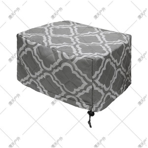 Projector Cover Quilted Oxford <b>Cloth</b> 35X34X21cm Drawstring Closure Pattern Design <b>Dust</b> Protection Home Use - Product Image 1