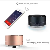 Étanche Mini A10 Métal Portable Sans Fil pour Haut-Parleur Bluetooth avec Haut-Parleur de Musique LED avec Communication WiFi
