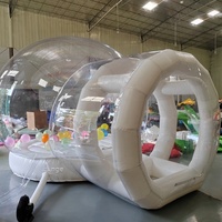 Ange Kids Party Clear Gonflable Crystal Igloo Dome Bubble Tent Transparent Gonflable Bubble Balloons House