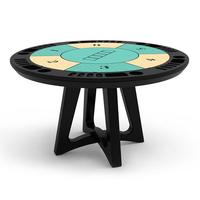 YH Table de Poker ronde de 56 pouces, Table de Poker Texas Casino pour le jeu