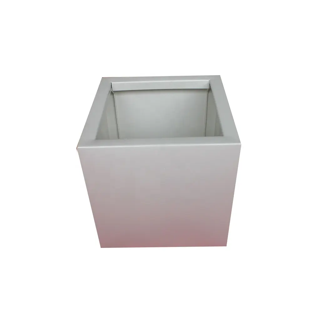 Large Metal Outdoor Rectangle Planter Box/ Big Square Flower Pot with Home Garden Products