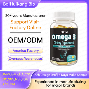 Ultimate <span class=keywords><strong>Omega</strong></span> Huile de poisson haute puissance avec EPA DHA Capsule Softgel Oméga <span class=keywords><strong>3</strong></span> Huile de poisson Gel doux pour la santé cérébrale et cardiaque - Product Image 2