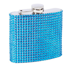 Bán buôn <span class=keywords><strong>6oz</strong></span> 304 thép không gỉ chai rượu vang <span class=keywords><strong>Flask</strong></span> Set xách tay Thời trang kim cương thiết kế lấp lánh Rhinestone Hip <span class=keywords><strong>Flask</strong></span> Quà Tặng - Product Image 3