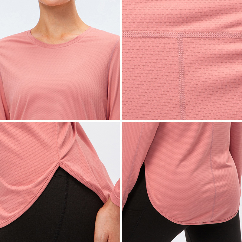 LOGO LULU Women's Yoga Clothes Open Long Sleeve Sun