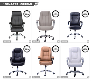<strong>Brown</strong> PU Leather Armrest Luxury Reclining Manager <strong>Office</strong> <strong>Chair</strong> - Product Image 4