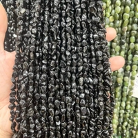 JD GEMS Vente en gros Perles rondes en obsidienne glacée noire, or et argent de 4mm, 6mm, 8mm, 10mm, 12mm certifiées CNAS pour la fabrication de bijoux DIY