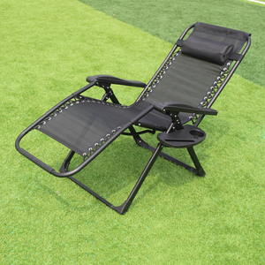 Venta al por mayor de muebles modernos de acero inoxidable al aire libre reclinable plegable portátil ajustable Camping viaje Sun <span class=keywords><strong>Lounge</strong></span> Beach Zero - Product Image 5