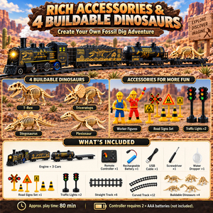 2026 New SJY-LM09 1:87 2.4G RC <b>Train</b> with Railway tracks set Spray Steam LED soft light 80 Mins Playtime Christmas Toys Gift - Product Image 2