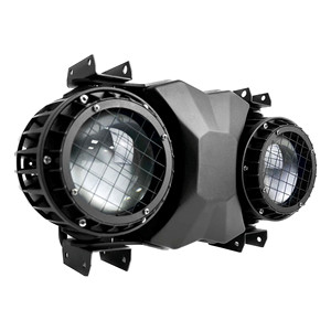 Lumière de scène à deux yeux LED IP65, 2x100W Cob Blinder, blanc froid + blanc chaud, lumière de scène à deux yeux pour le public, <span class=keywords><strong>Peaky</strong></span> Blinder - Product Image 1