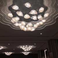 Lustres contemporains au design moderne, luminaires suspendus, lampes linéaires, grands lustres pour plafond haut, escalier, lustre LED de luxe