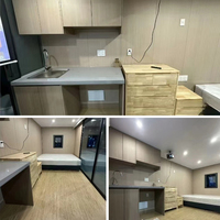 Casa Prefabricada Modular de Alta Calidad de 2 Pisos, Unidad de Vivienda Desmontable Tipo Contenedor para Alojamiento Moderno para Trabajadores