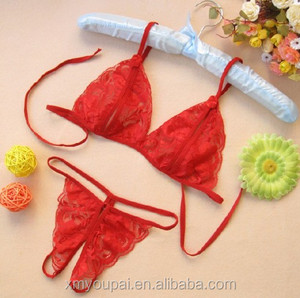 Conjunto de Lencería en Oferta, Conjunto de Brasier y Bragas, Tanga Sexy para Mujer, Ajusta a Mujeres Menores de 75 kg - Product Image 3