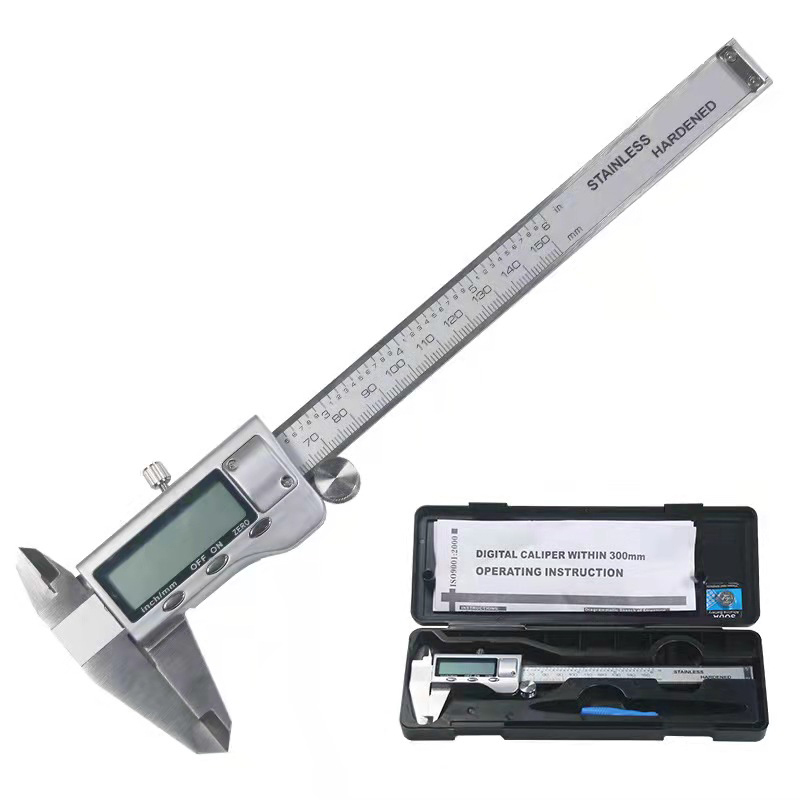 Chrome Plated Carbon Steel Vernier Caliper