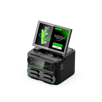 Stasiun Penyewaan Power Bank 4 Slot yang Dapat Ditumpuk, Kabel Pengisian Cepat, Layar LED, Pembaca Kartu, Dukungan NFC POS, Layanan Mandiri